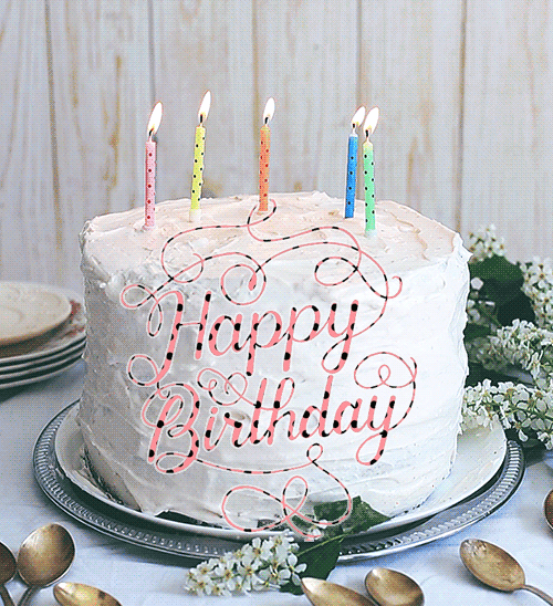 Happy Birthday Images Cake Gif