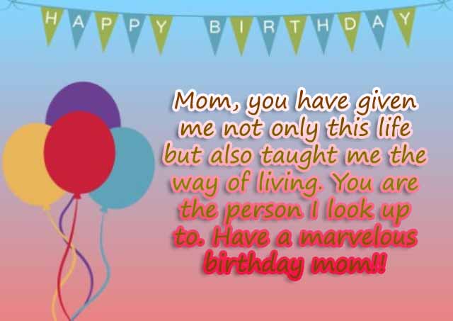 Happy Birthday Mom Quotes & Saying