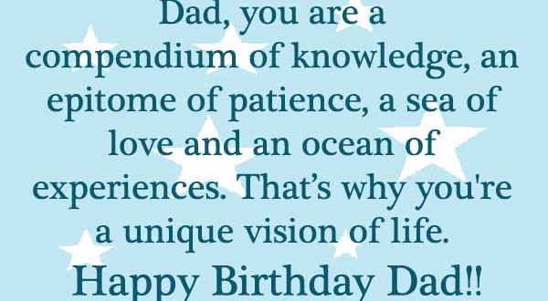 happy birthday wishes to dad quotes