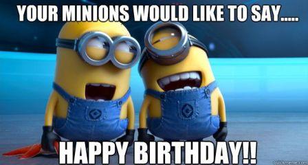 Happy Birthday Minions Images, Memes & Videos - 2HappyBirthday