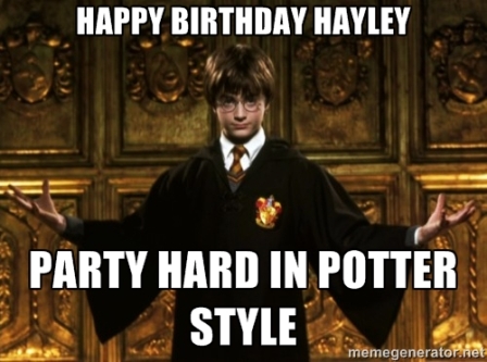 Harry Potter Funny Happy Birthday Meme - 2HappyBirthday