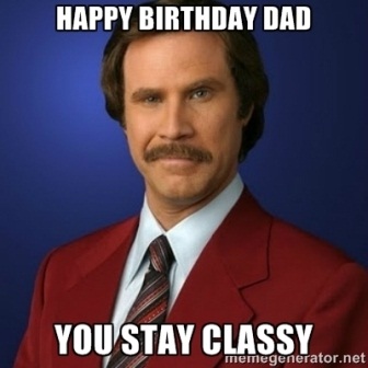 happy birthday dad funny meme