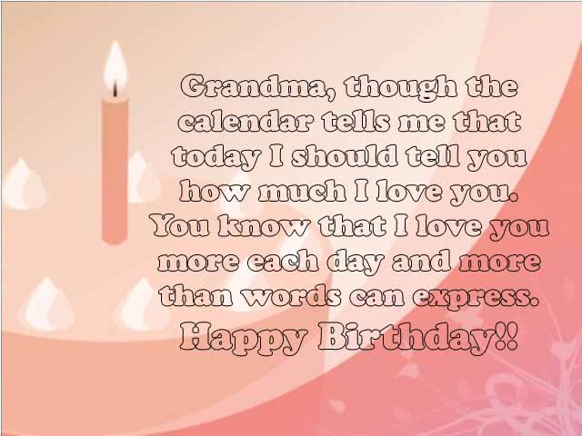 happy birthday grandma messages