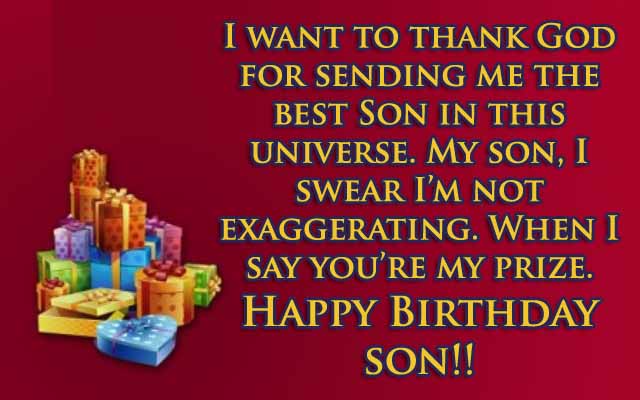 Quote Happy Birthday Son Wishes.