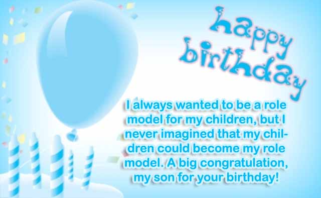 Happy Birthday to You My Son
