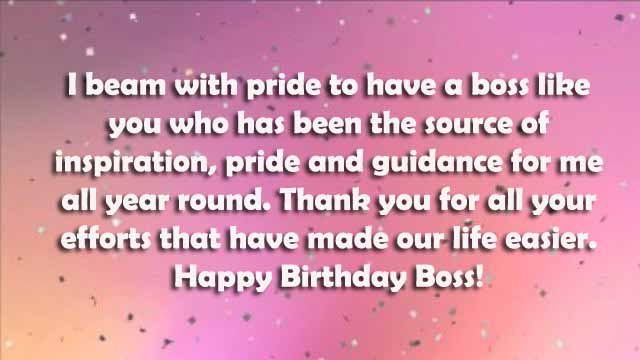 Happy Birthday Poem For Boss