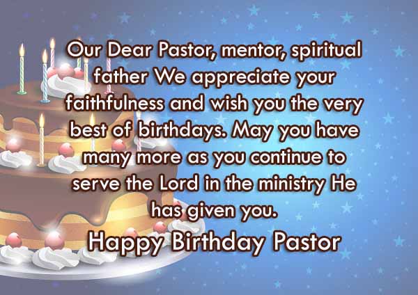 Birthday Wishes Poem For A Pastor