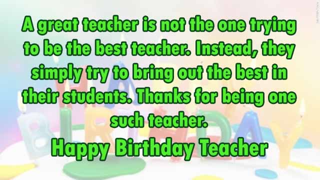Happy Birthday Teacher Wishes & Quotes - 2HappyBirthday