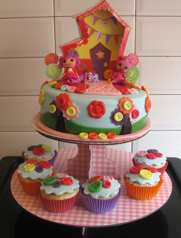 Happy Birthday Cake For Girls   Lalaloopsy Birthday Cake For Little Girls 