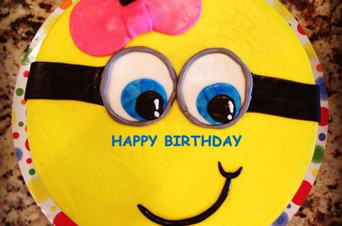 Minions Birthday Cake Image With Name Edit 2happybirthday