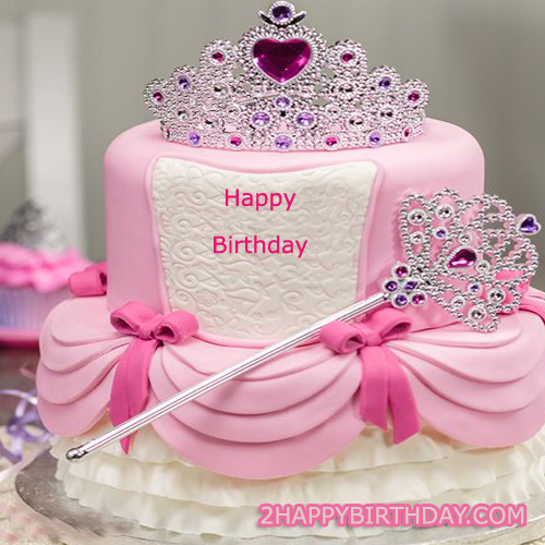 Happy Birthday Princess Cake For Girls With Name 2happybirthday