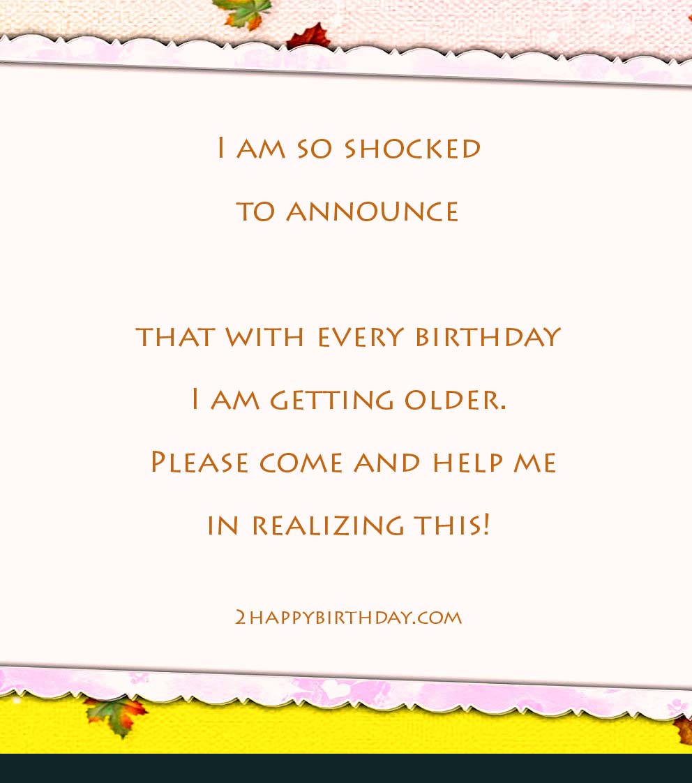 Birthday Invitation Messages & Wordings for Friends ...