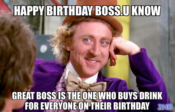 Happy Birthday Meme For Boss